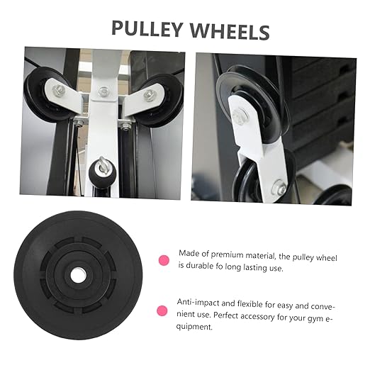 Gym Equipment Accessories Gym Equipment Pulley Wheel Home Gym Replacement Parts Gym Pullyey Gym Pulley Cable Pulley Exercise Roller Steel Pulley Fitness Two Wheels