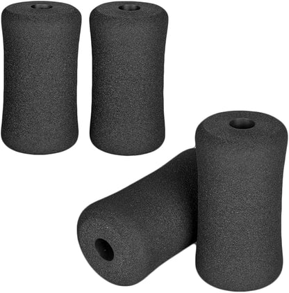 Foam Foot Pads Rollers Set of a Pair for Home Gym Exercise Machines Equipments Replacements with 1 Inch(2.5cm) Rod