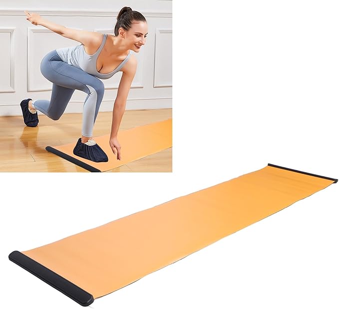 Topyond Exercise Slide Board for Exercise Core Training, Workout Sliding Board Exercise Equipment, Ideal for Skating, Hockey, and More - Men, Women, and Kids