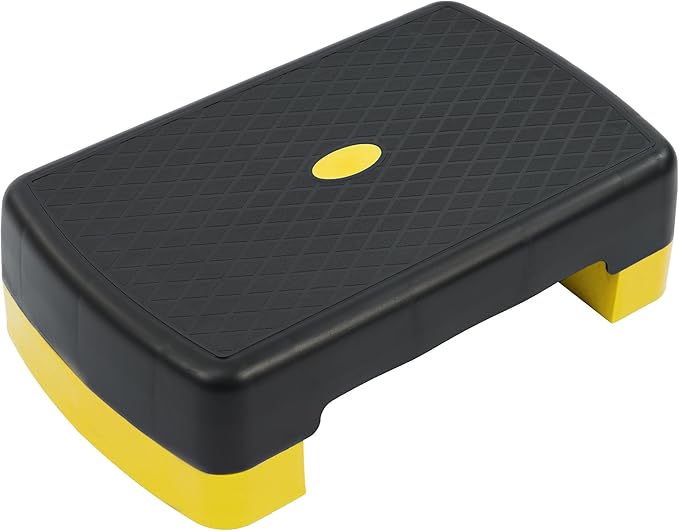 Workout Aerobic Stepper Step Platform with 2 Risers