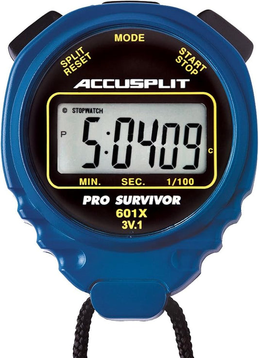 ACCUSPLIT Pro Survivor - A601X Stopwatch, Clock, Extra Large Display