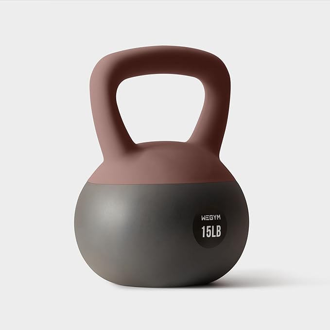 Soft Kettlebells with Cushioned Impact-Resistant Base and Anti-Slip, Wide-Grip Handle for Home Workouts, Weightlifting, and Personal Training