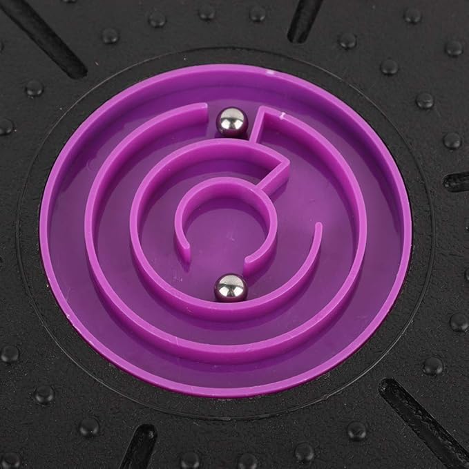 Purple Labyrinth Yoga Balance Board Balance Training Board Yoga Wobble Board Yoga Stability Board Balance Board for Core Strength