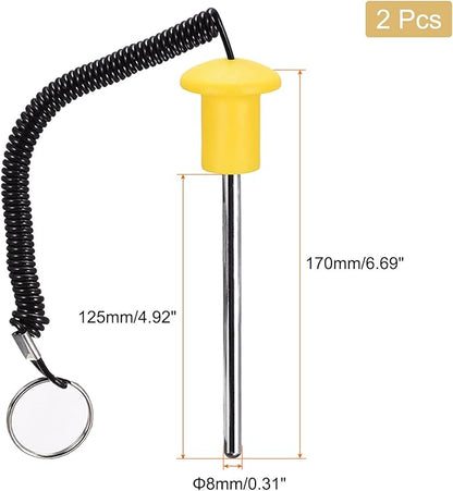 uxcell Weight Stack Pin with Pull Rope Magnetic Strengthen Training