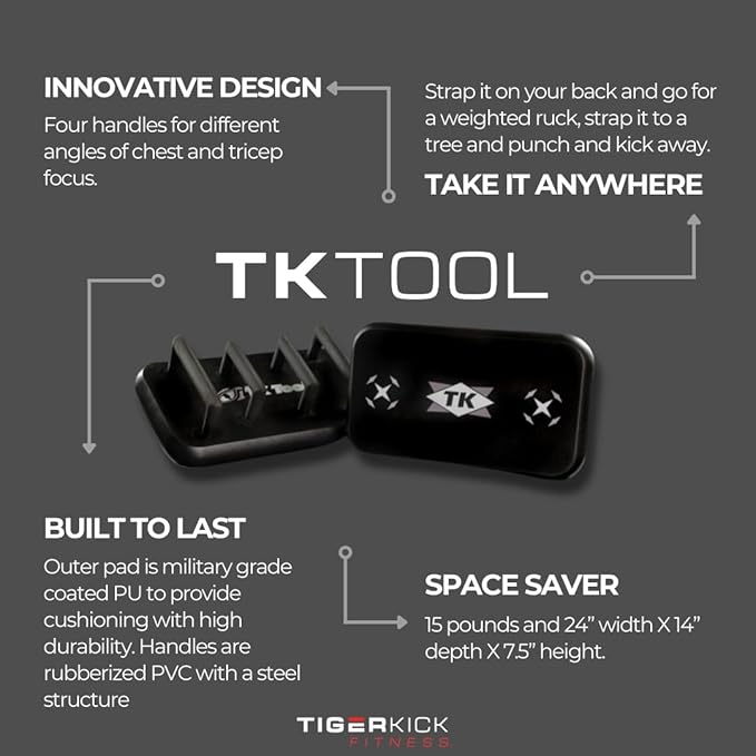 TKTool Mobile Gym Multi-Purpose Training Tool at Home, Gym, Indoor or Outdoor Total Body Workouts for HIIT, Strength, Core, Cardio Conditioning, Functional Bodyweight