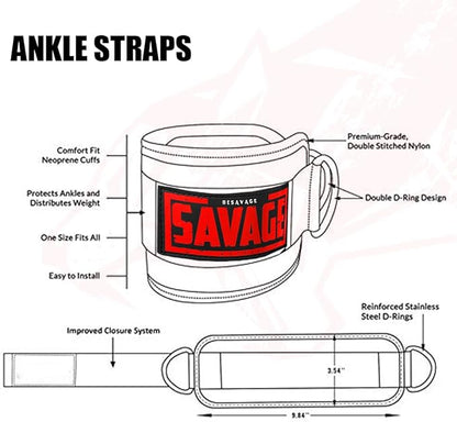 Ankle Strap for Cable Machine Attachments