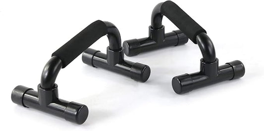 Game Point Push Up Bars - Home Workout Equipment Pushup Handle with Cushioned Foam Grip and Non-Slip Sturdy Structure - Great for Strength Workouts - Push Up Bars for Men Women