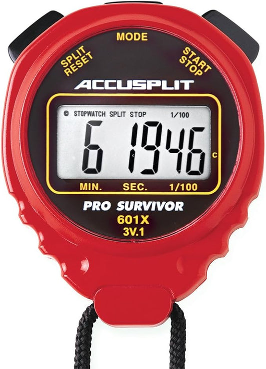 ACCUSPLIT Pro Survivor - A601X Stopwatch, Clock, Extra Large Display