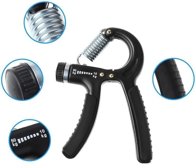 Luxon 2 Pack Hand Grip Strengthener Adjustable Resistance 22-110 Lbs (10-50kg) -Hand Grip Exerciser, Strengthen Grip, Hand Squeezer, Forearm Grip, Hand Exercise, Gripper, Finger Strengthener