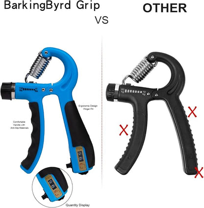 Grip Strength Trainer. Hand Grip, Finger and Forearm Strengthener, With Counter and Adjustable Resistance 10-130 lbs