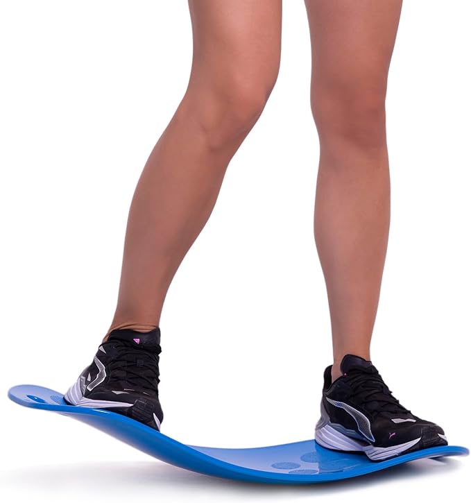 Balance Boards Yoga, Fitness Board, Workout Balance Board Sports, Twist Board for Workout, Gym Sports, Balancing Exercises, Dancers, Stability Training Twisting, Exercise Abs Arms Legs,Blue