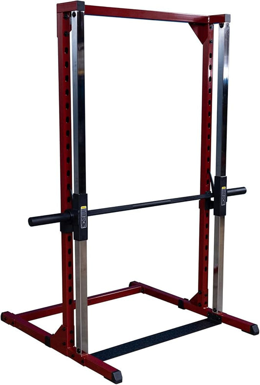 Body-Solid Best Fitness Smith Machine for Home Gym - Strength Training with Safety Bars, Adjustable Safeties, and Attachments for Squats, Bench Presses, Rows