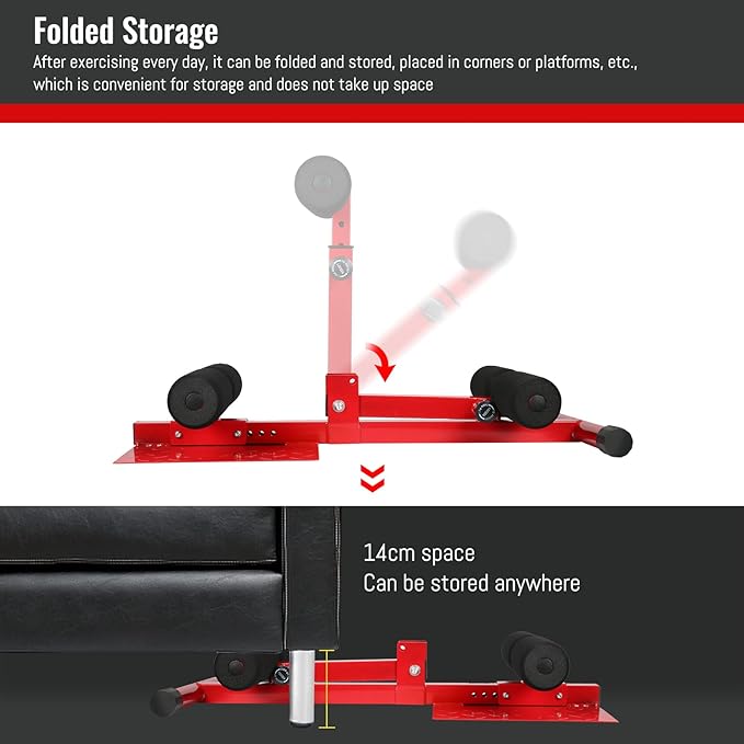 INNOLIFE Sissy Squat Machine Adjustable Height