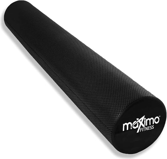 Maximo Fitness Foam Roller– 36" x 6" Exercise Rollers for Trigger Point Self Massage & Muscle Tension Relief, Massager for Back, Fitness, Physical Therapy, Exercise, Pilates and Yoga