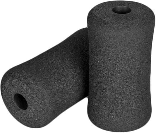 Sponge Foam Foot Pad Roller Pair, Used for Replacing Gym Exercise Equipment, Suitable for 1-inch Rod (Foam 5.71" X 2.95" Od X 0.87" Id)