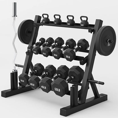 Dumbbell Rack Multifunctional Weight Stand for Home Gym