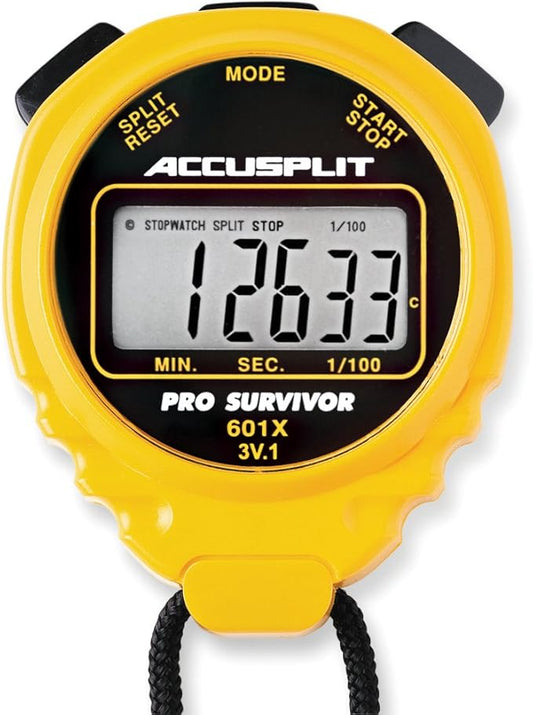 ACCUSPLIT Pro Survivor - A601X Stopwatch, Clock, Extra Large Display