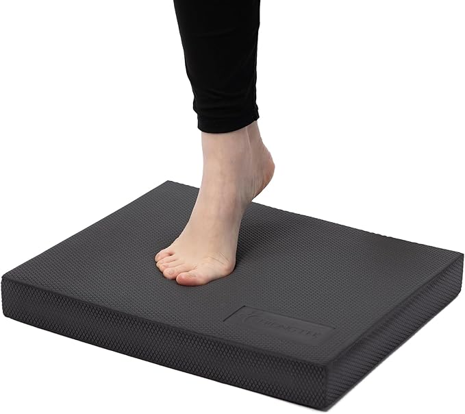 StrongTek Professional Foam Exercise Balance Pad - 15.8" x 13" x 2", High-Density TPE Foam Knee Pad, Non-Slip & Water-Resistant, for Balance Training, Physical Therapy, Yoga, and More