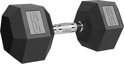 LIONSCOOL Odorless PVC Encased Hex Dumbbells