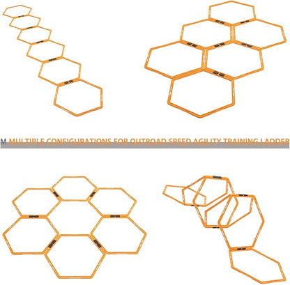 Outroad Speed Agility Training Ladder 6/12/30 Rings Set