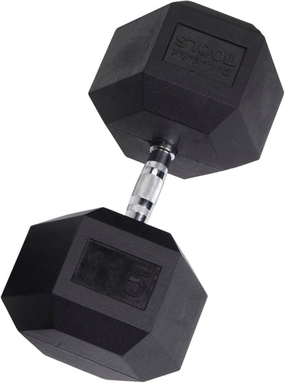 Body-Solid Rubber Coated Hexagon Dumbbells