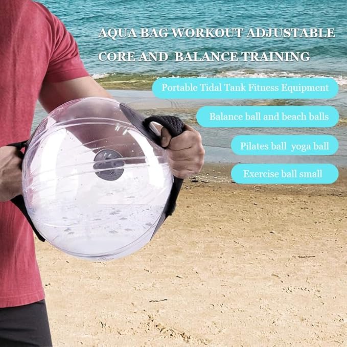 Aqua Bag Workout, Adjustable Core and Balance Training, Portable Fitness Equipment, Kettle Bell Weights for Women and Sand Bags for Weight Training Substitutes