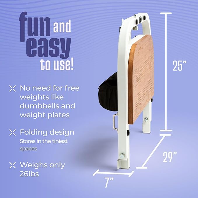 BootySprout Hip Thrust Machine for High Resistance Glute 45, 90, 90, and 135 Lbs