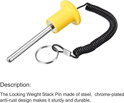 uxcell Weight Stack Pin with Pull Rope Magnetic Strengthen Training