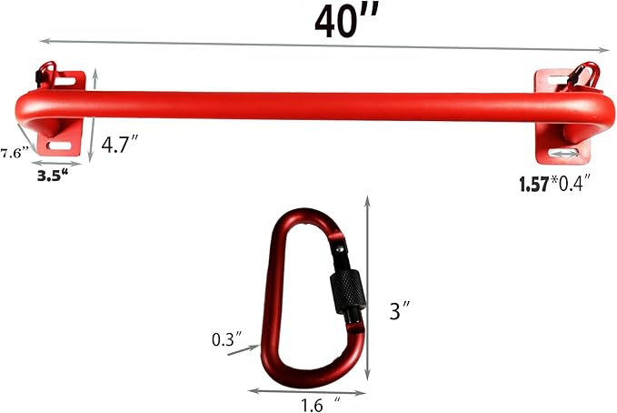 Pull-Up Bars.Door pull-up bar . Diameter 1.3 inches.Reinforced steel Max 520LBS upper body fitness workout bar. Door multi-grip. Home gym portable, versatile, indoor pull-up. Yoga on the door, swing on the door.Pull Up Bar for Doorway .