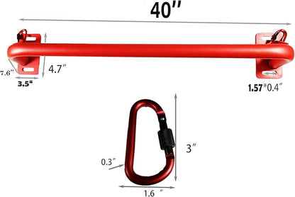 Pull-Up Bars.Door pull-up bar . Diameter 1.3 inches.Reinforced steel Max 520LBS upper body fitness workout bar. Door multi-grip. Home gym portable, versatile, indoor pull-up. Yoga on the door, swing on the door.Pull Up Bar for Doorway .