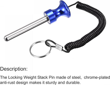 uxcell Weight Stack Pin with Pull Rope Magnetic Strength Training Equipment