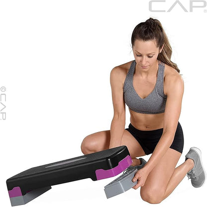 Tone Fitness Compact Aerobic Step Platform | Exercise Step