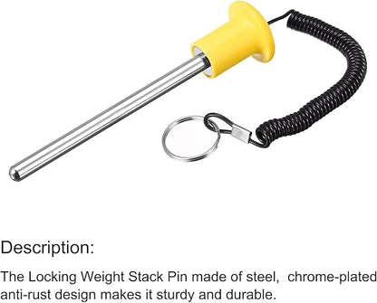 uxcell Weight Stack Pin with Pull Rope Magnetic Strength Training