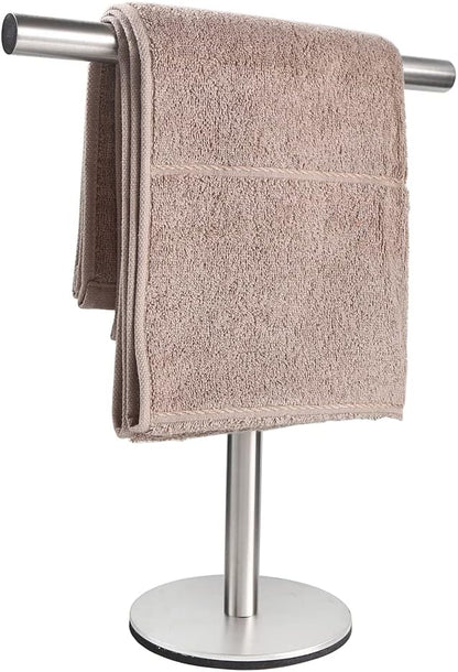 T-Shape Hand Towel Holder Stand, SUS304 Stainless Steel for Bathroom, Kitchen or Vanity Countertop