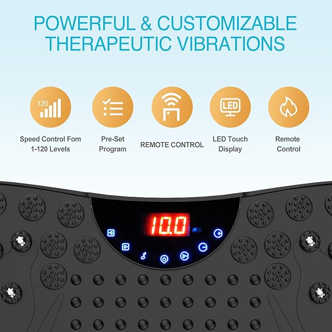 Vibration Plate Exercise Machine Whole Body Workout Vibrate