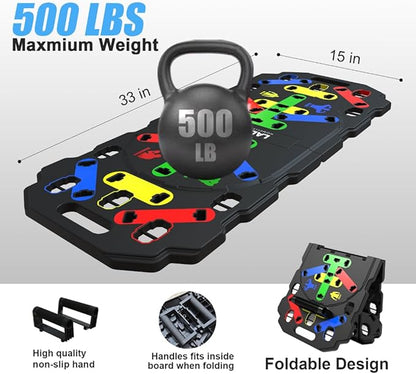 Creative Design!Home Sports Equipment Multifunctional Folding Fitness Board Push-Up New Model