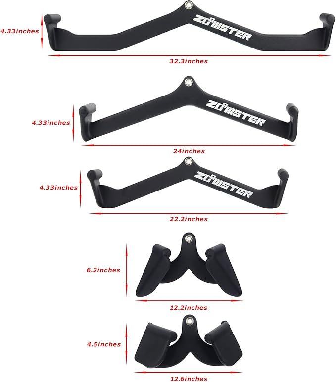 LAT Pulldown Bars Cable Machine Attachment