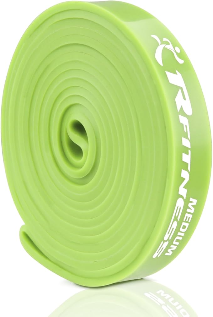 Furinno RFitness Professional 41-Inch Long Loop Stretch Latex Exercise Band, Medium (Green)