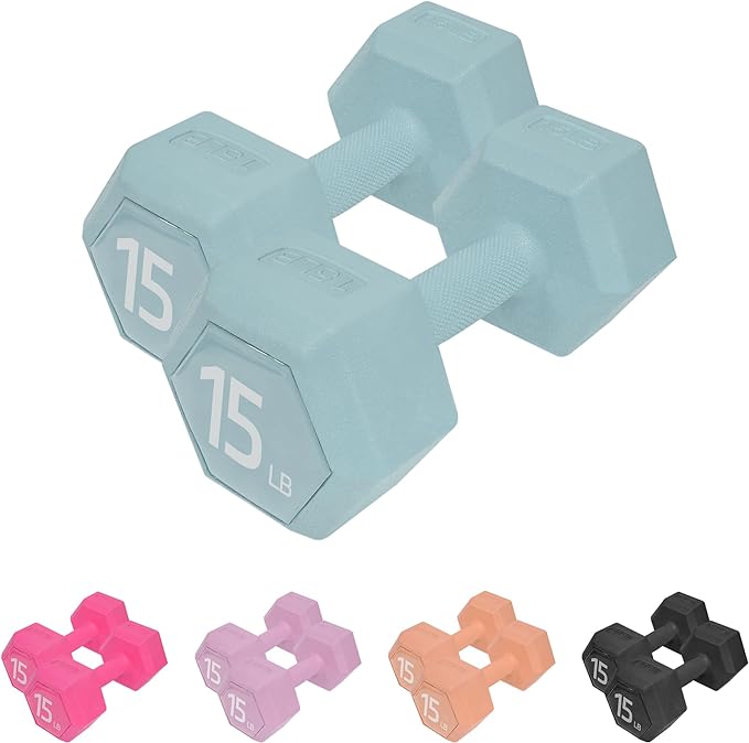 Dumbbell Sets - 5/10/15/20/25/36 lb Dumbbells Pair Hand Weights Set of 2 - Easy Grip - Arm Weights for Men and Women, Home Gym Exercise Equipment for Workouts Fitness Strength Training