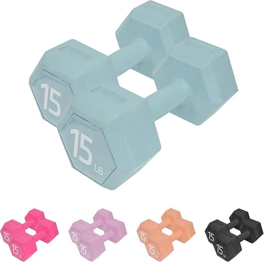 Dumbbell Sets - 5/10/15/20/25/36 lb Dumbbells Pair Hand Weights Set of 2 - Easy Grip - Arm Weights for Men and Women, Home Gym Exercise Equipment for Workouts Fitness Strength Training