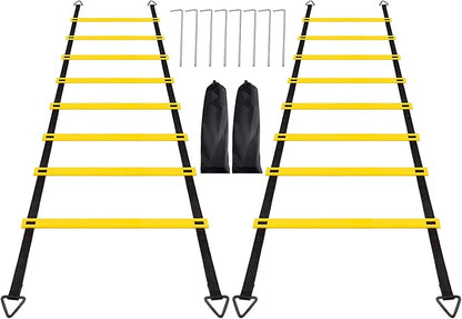 1/2/4 Pack Agility Ladder Set 8 Rungs/12 Rungs/12 Rungs