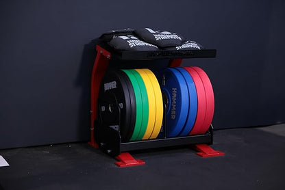 Hammer Strength 55Lb Black Urethane Bumper Plate