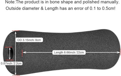 Sponge Foam Foot Pad Roller Pair, Used for Replacing Gym Exercise Equipment, Suitable for 1-inch Rod (Foam 8.66" X 3.15" Od X 0.87" Id)