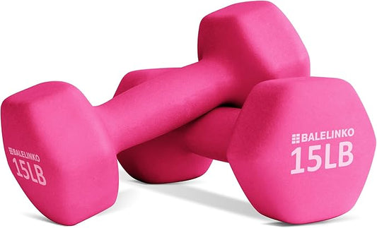 Balelinko Home Gym Equipment Workouts Strength Training Weight Loss Pilates Weights Yoga Sets Weights for Women, Men, Seniors and Youth