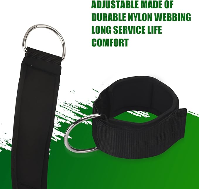 Universal Ankle Strap for Cable Machine Attachments