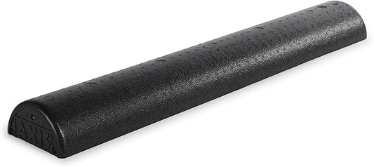 OPTP AXIS Firm Foam Roller, High Density Foam Roller for Physical Therapy, Yoga, Pilates, Fitness Exercise and Sports Training (Black, 36" X 3" Half-Round)