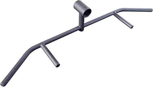 Body-Solid (LMMG) Landmine Multi-Grip T Bar Row Attachment with Long Handle for Full Range-of-Motion Workouts, Solid Steel Construction with Medium Knurl for Superior Grip