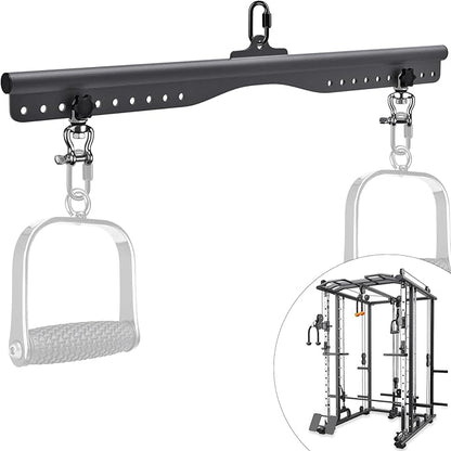 SELEWARE LAT Pull Down Bar Cable Machine Attachment 18"/28"/38" Multi-Grip