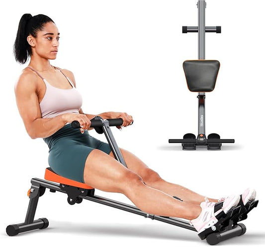 Niceday Rowing Machine, Hydraulic Rower Machine with 16 Resistance Levels, 300LBS Loading Capacity