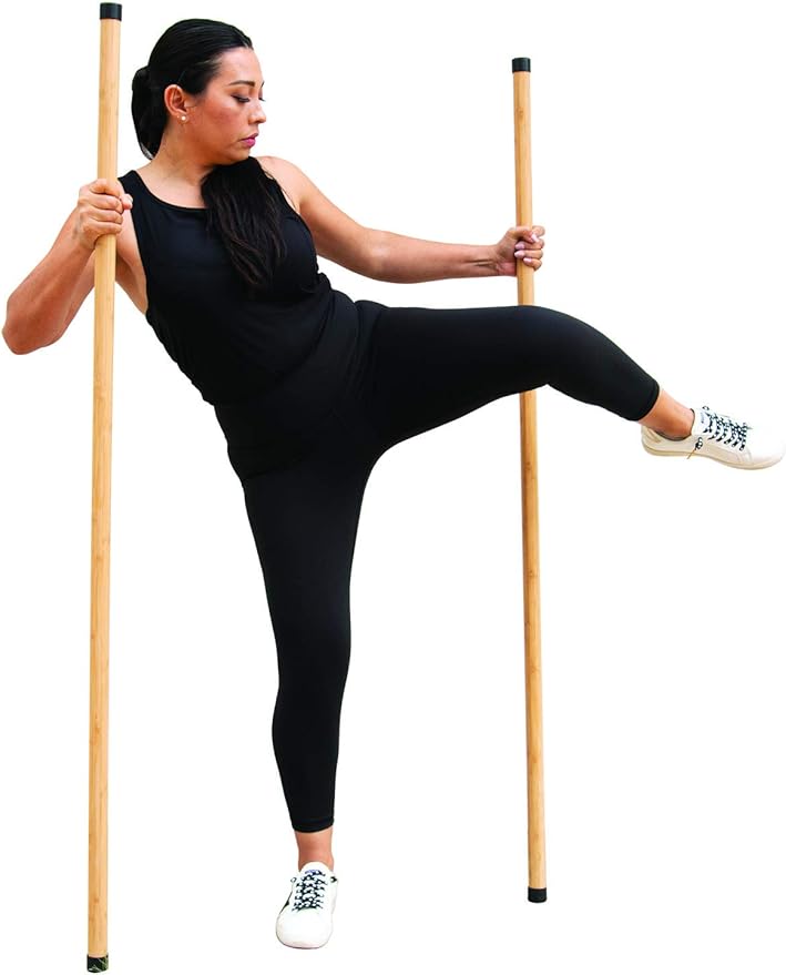 MobileVision Bamboo Stick for Fitness and Physical Rehabilitation